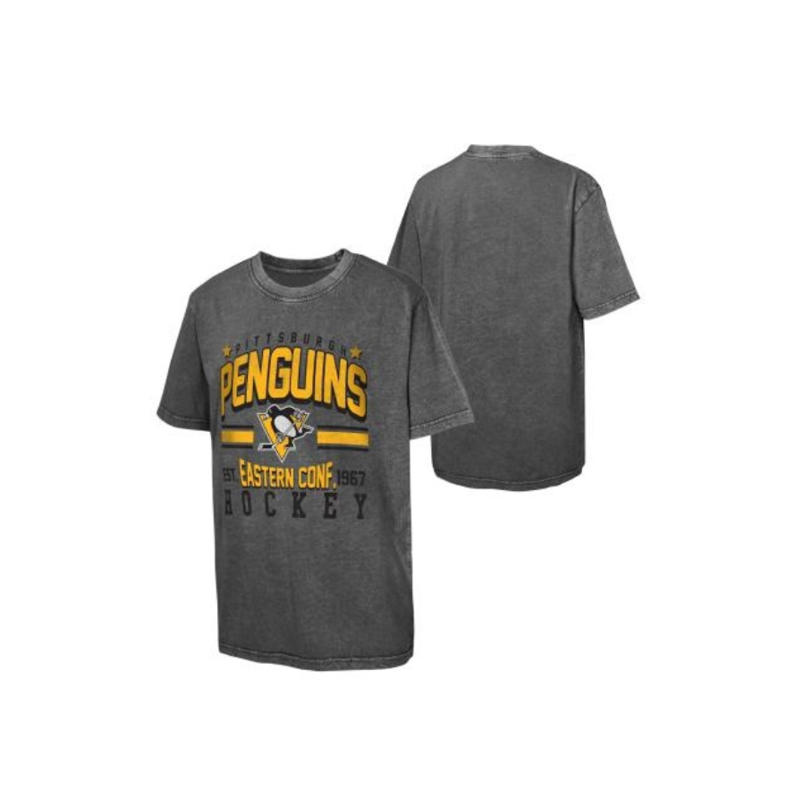 NHL SURE SHORT PIGMENT DYED GW SS TEE PITTSBURGH PENGUINS DETSKÉ TRIČKO